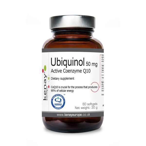 Ubiquinolo - coenzima Q10 50 mg (60 capsule) – integratore alimentare 