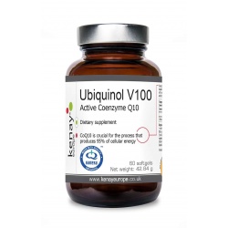 Ubiquinolo V100 forma attiva del coenzima Q10 (60 capsule) – integratore alimentare