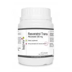 Trans-resveratrolo – micronizzato 100 mg (300 capsule) – integratore alimentare