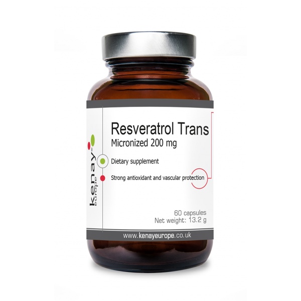 Trans-resveratrolo micronizzato 200 mg (60 capsule) – integratore alimentare