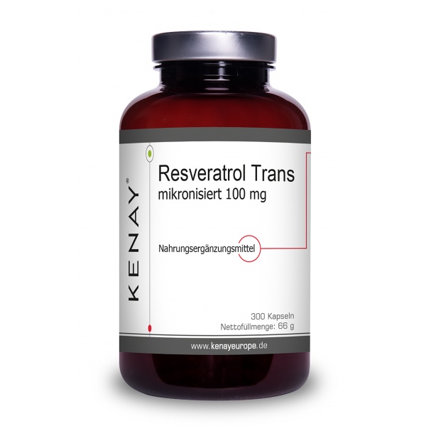 Trans-resveratrolo – micronizzato 100 mg (300 capsule) – integratore alimentare