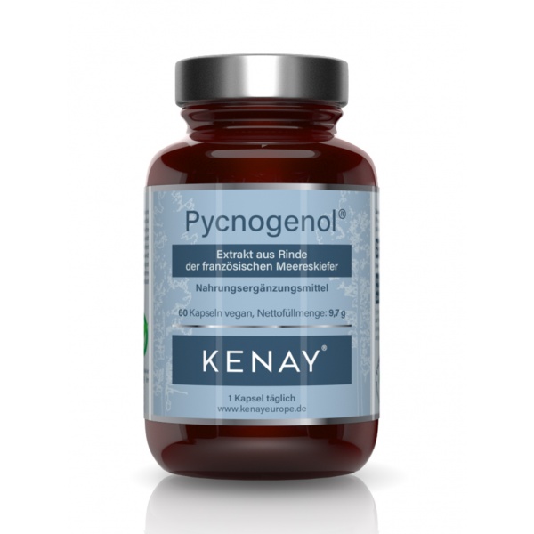 Pycnogenol® Estratto di corteccia di pino marittimo francese OPC (60 capsule) – integratore alimentare 