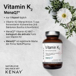 Vitamina K2 Mena Q7 di ceci (60 capsule) - integratore alimentare